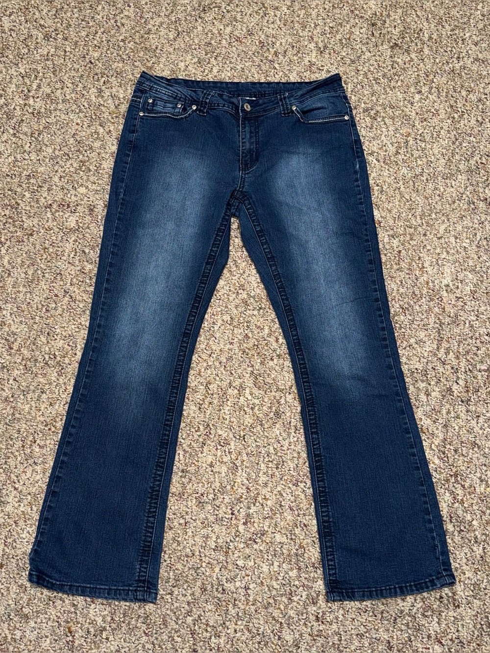 Classic Women's size 10 flare jeans Dark Blue Bootcut Jeans